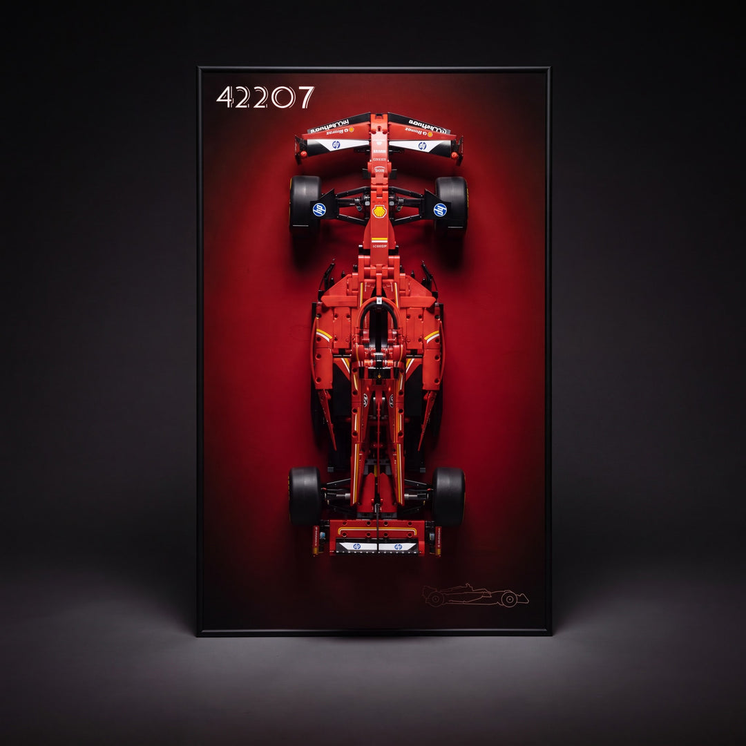 LEGO Ferrari SF-24 42207 wall mount - low hero