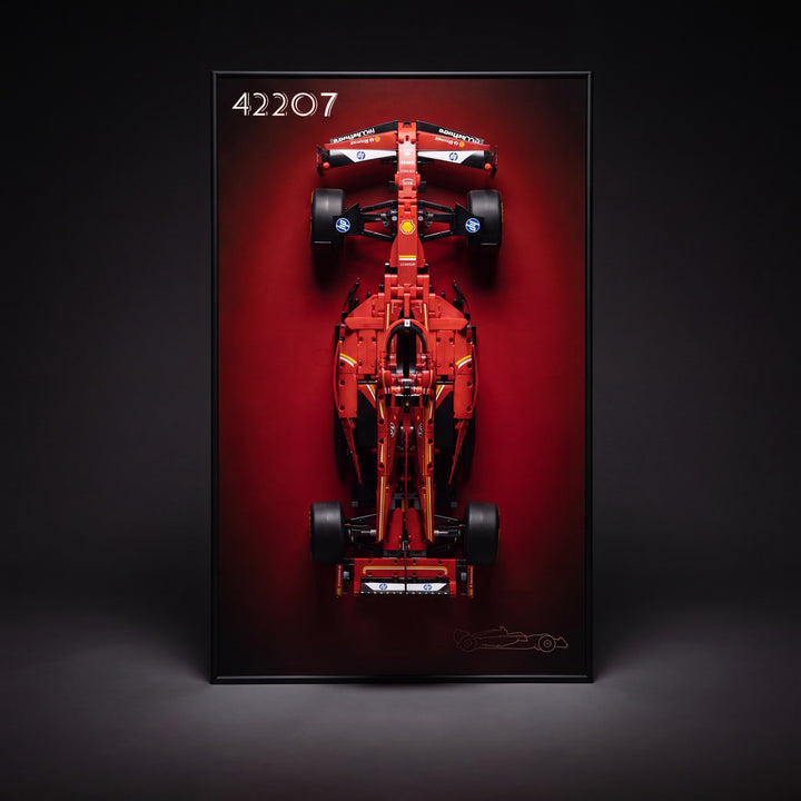 LEGO Ferrari SF-24 42207 wall mount - low hero