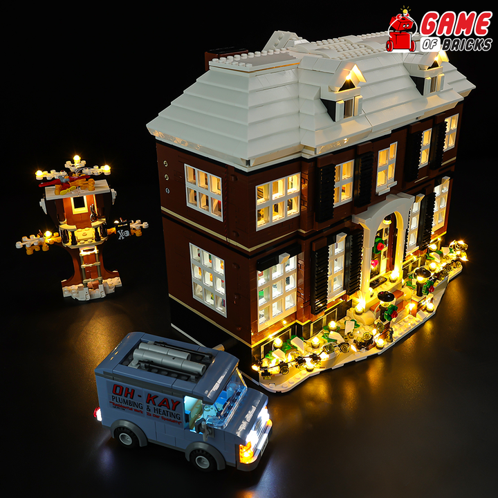 Light Kit for Home Alone LEGO 21330 (Standard Edition)