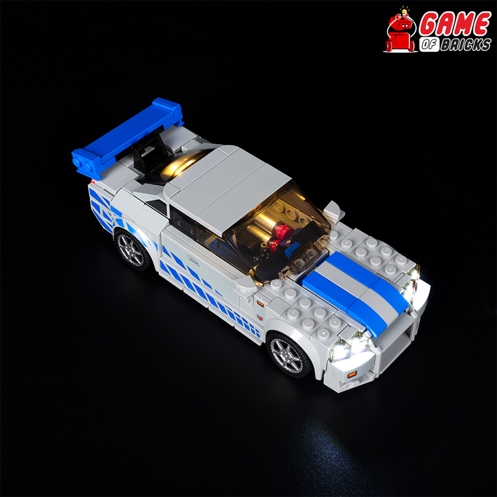 LEGO 2 Fast 2 Furious Nissan Skyline GT-R (R34) 76917 Light Kit