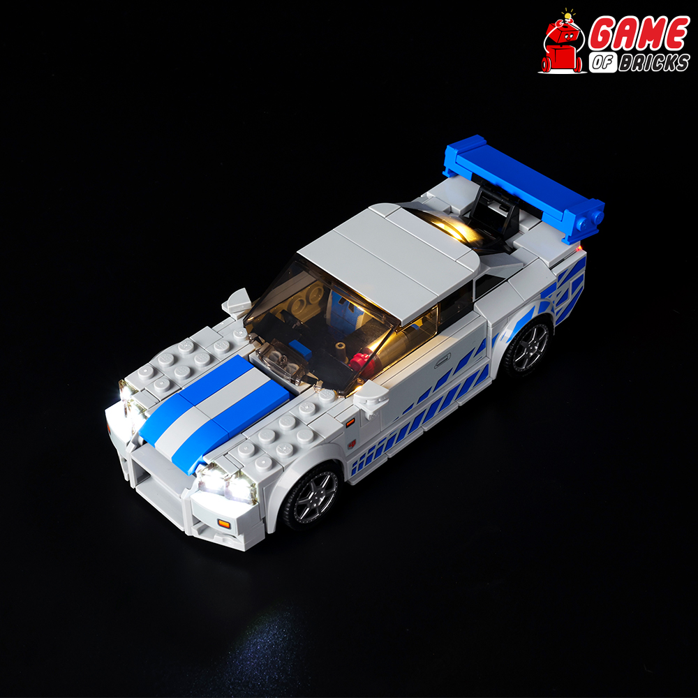 LEGO 2 Fast 2 Furious Nissan Skyline GT-R (R34) 76917 Light Kit