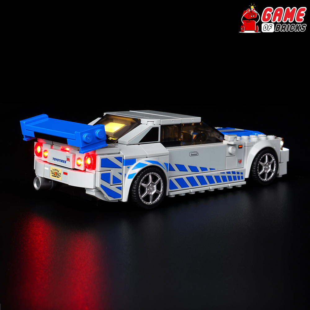 LEGO 2 Fast 2 Furious Nissan Skyline GT-R (R34) 76917 Light Kit