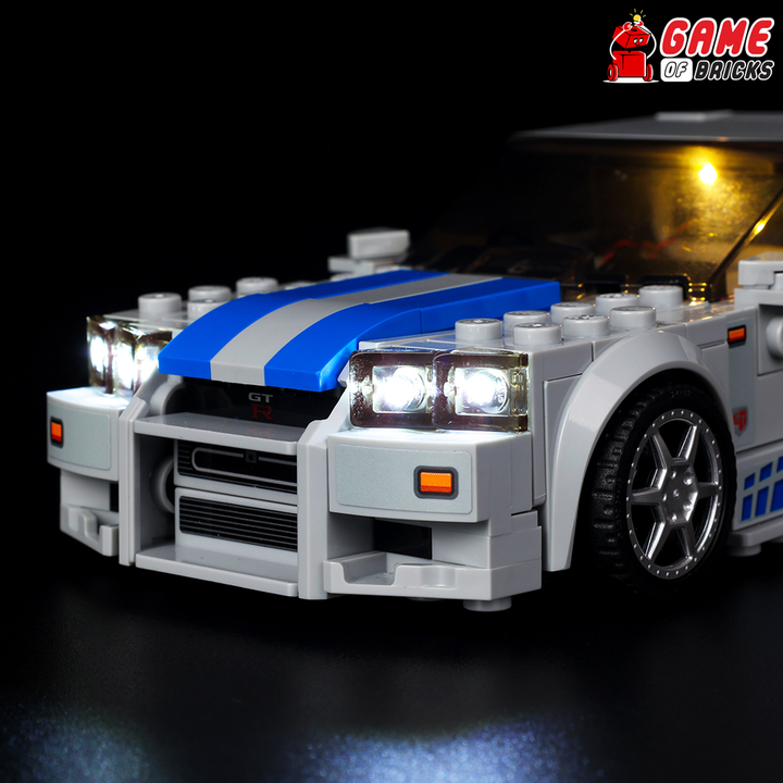 LEGO 2 Fast 2 Furious Nissan Skyline GT-R (R34) 76917 Light Kit