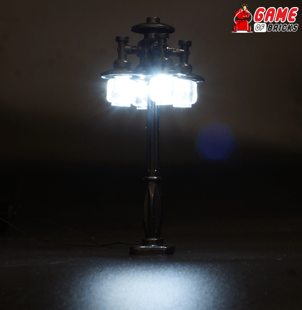 Black LED Lamp Post