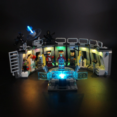 Light Kit for LEGO® Iron Man Hall of Armor 76125