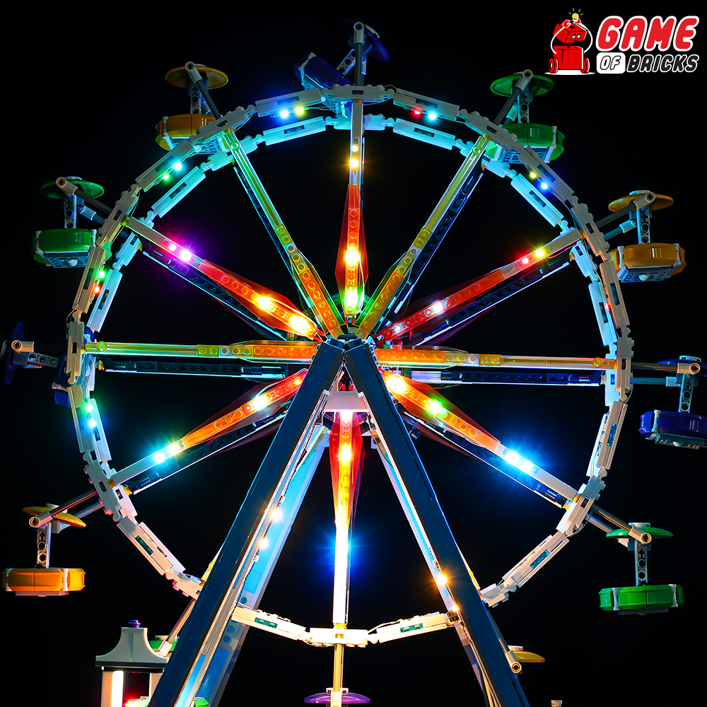 Light Kit for Ferris Wheel 10247 (Updated)