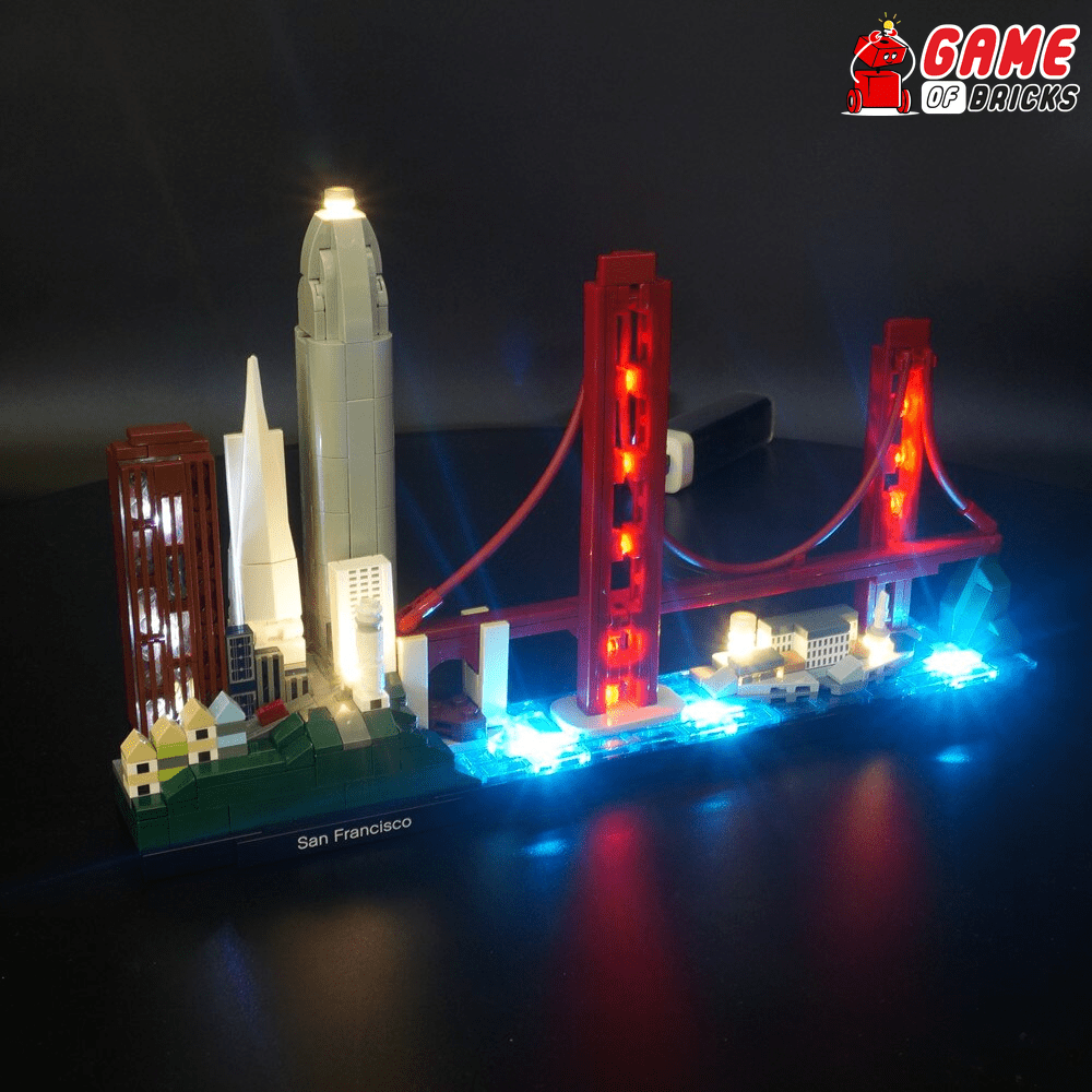 LEGO 21043 San Francisco Light Kit