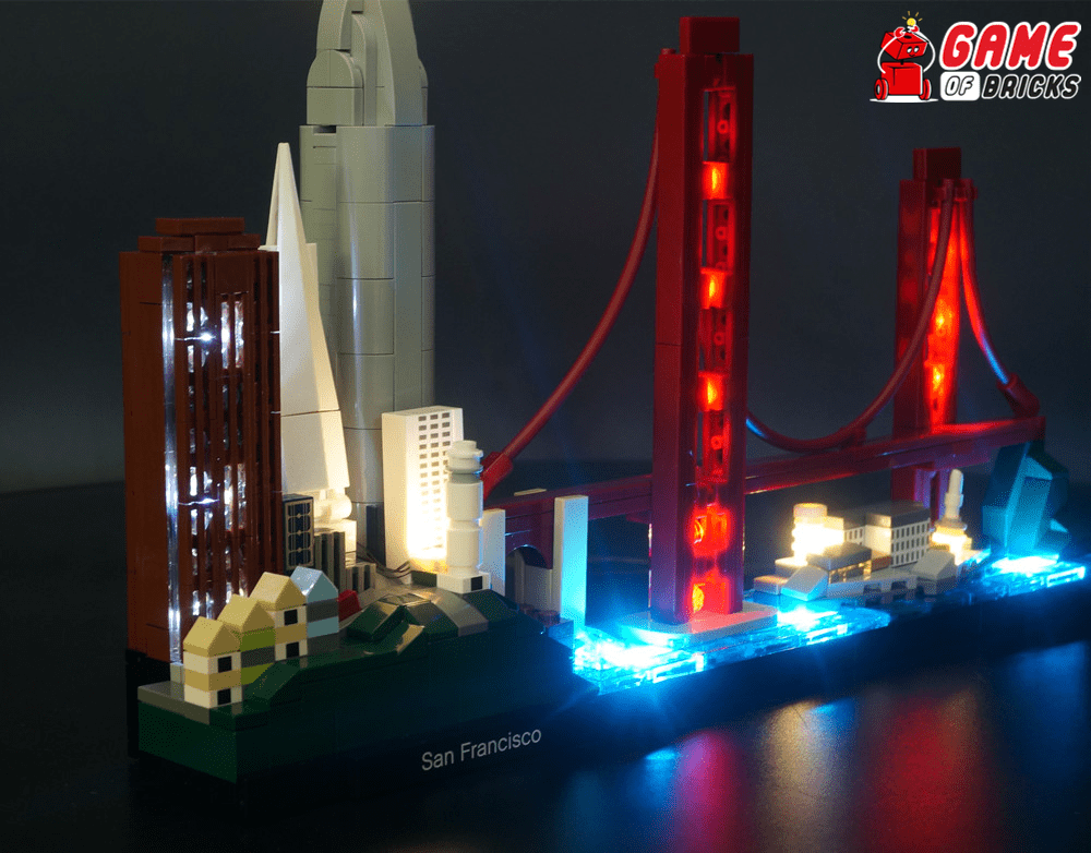 LEGO 21043 San Francisco Light Kit