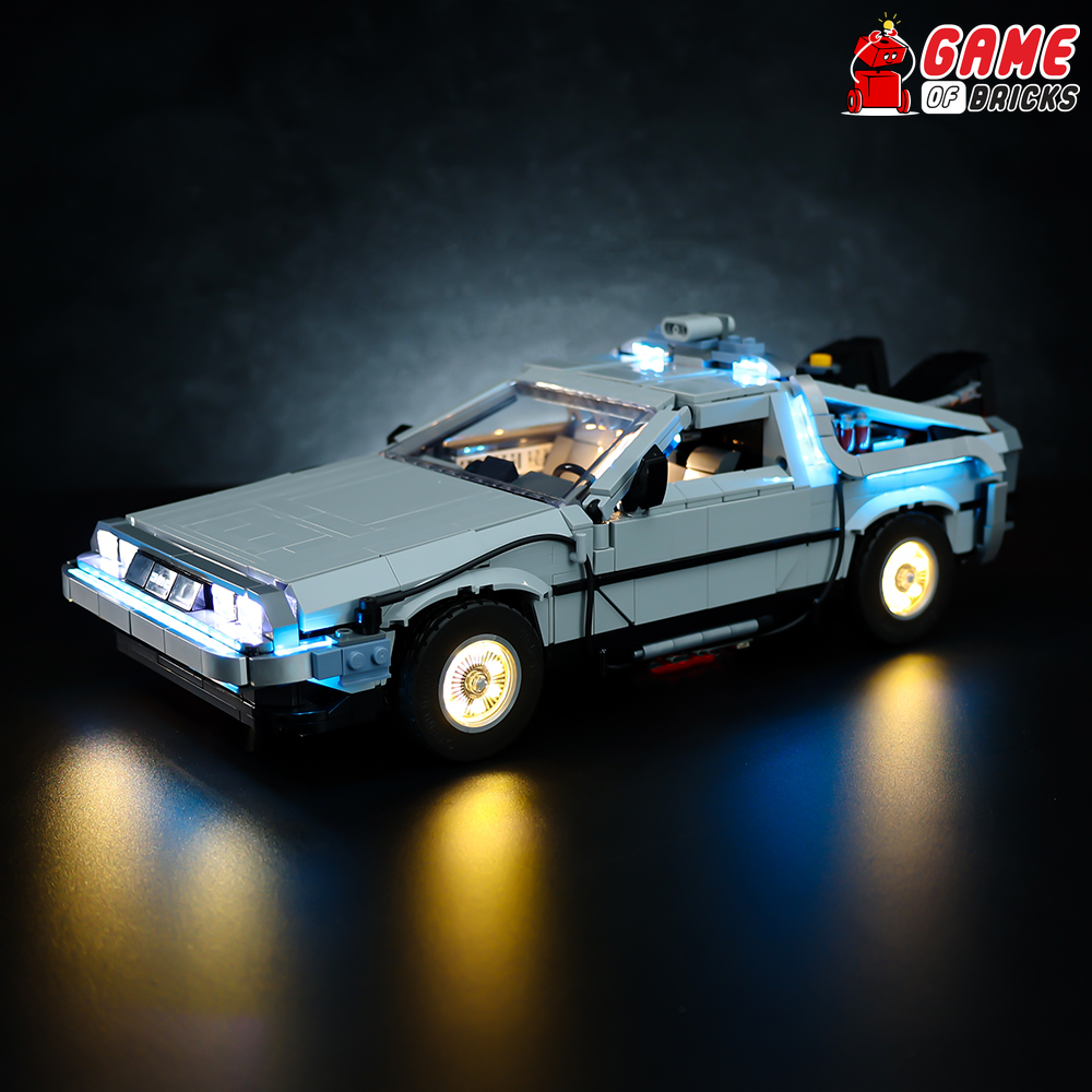 LEGO Delorean Time Machine left side view