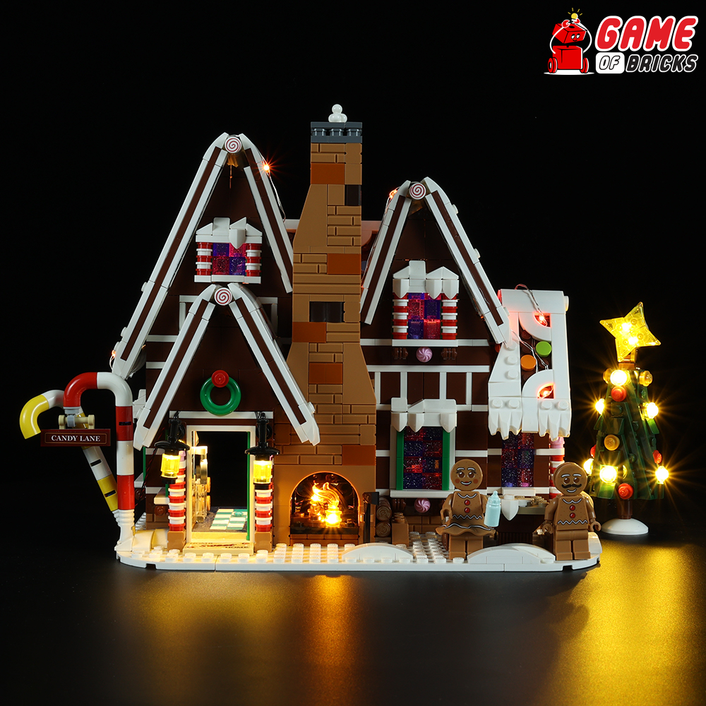 Light Kit for Gingerbread House 10267 (Updated)