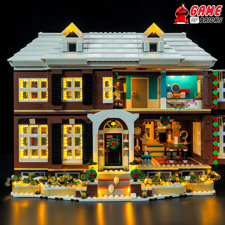 Light Kit for Home Alone 21330 (Christmas Edition)