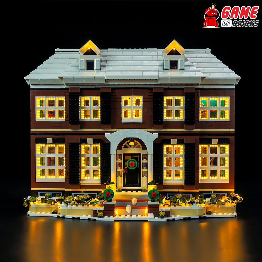 Light Kit for Home Alone 21330 (Christmas Edition)