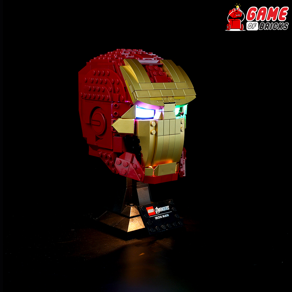 Light Kit for Iron Man Helmet 76165