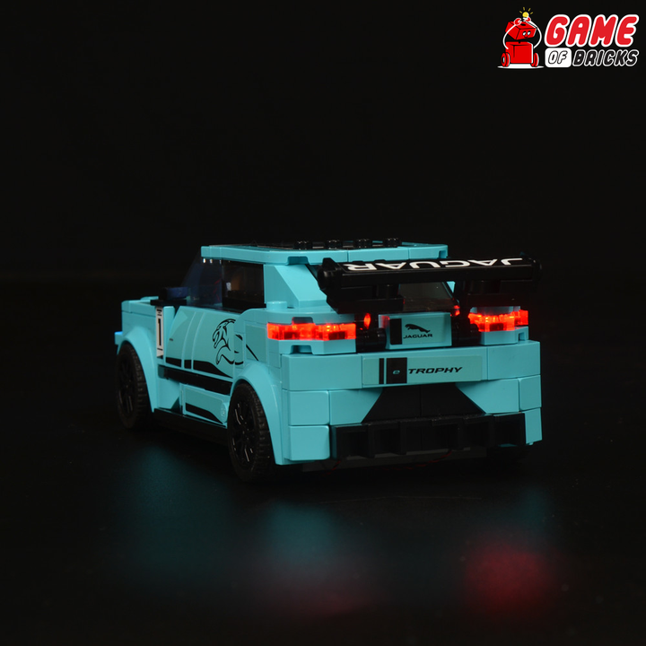 LEGO Jaguar Racing GEN2 car & Jaguar I-PACE eTROPHY 76898 Light Kit