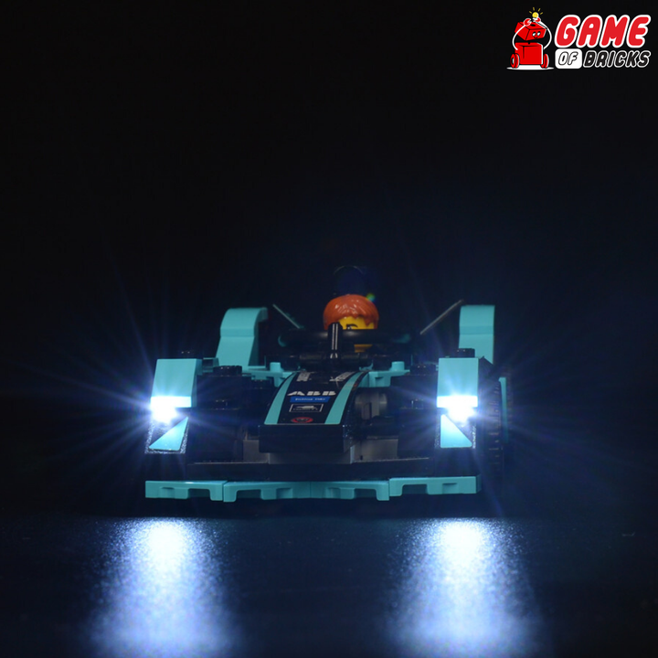 LEGO Jaguar Racing GEN2 car & Jaguar I-PACE eTROPHY 76898 Light Kit