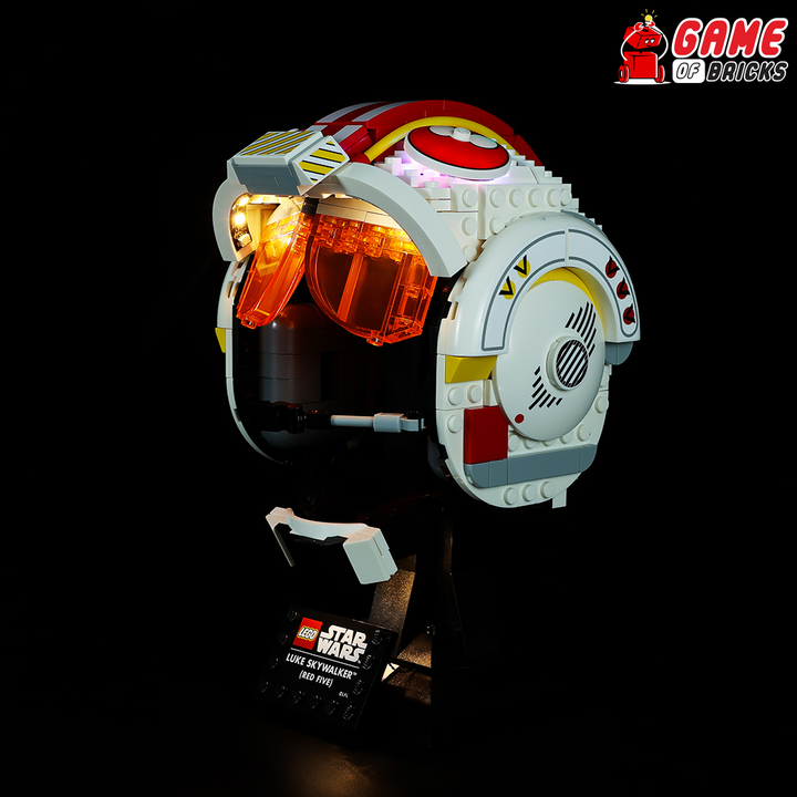 LEGO Luke Skywalker (Red Five) Helmet 75327 Light Kit