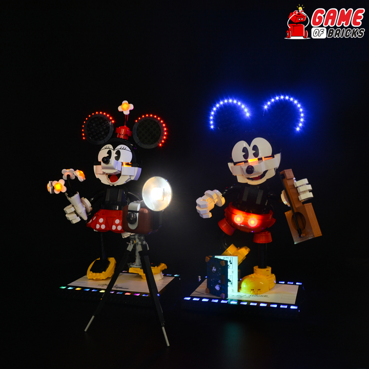 LEGO Mickey Mouse & Minnie Mouse Buildable Characters 43179 Light Kit