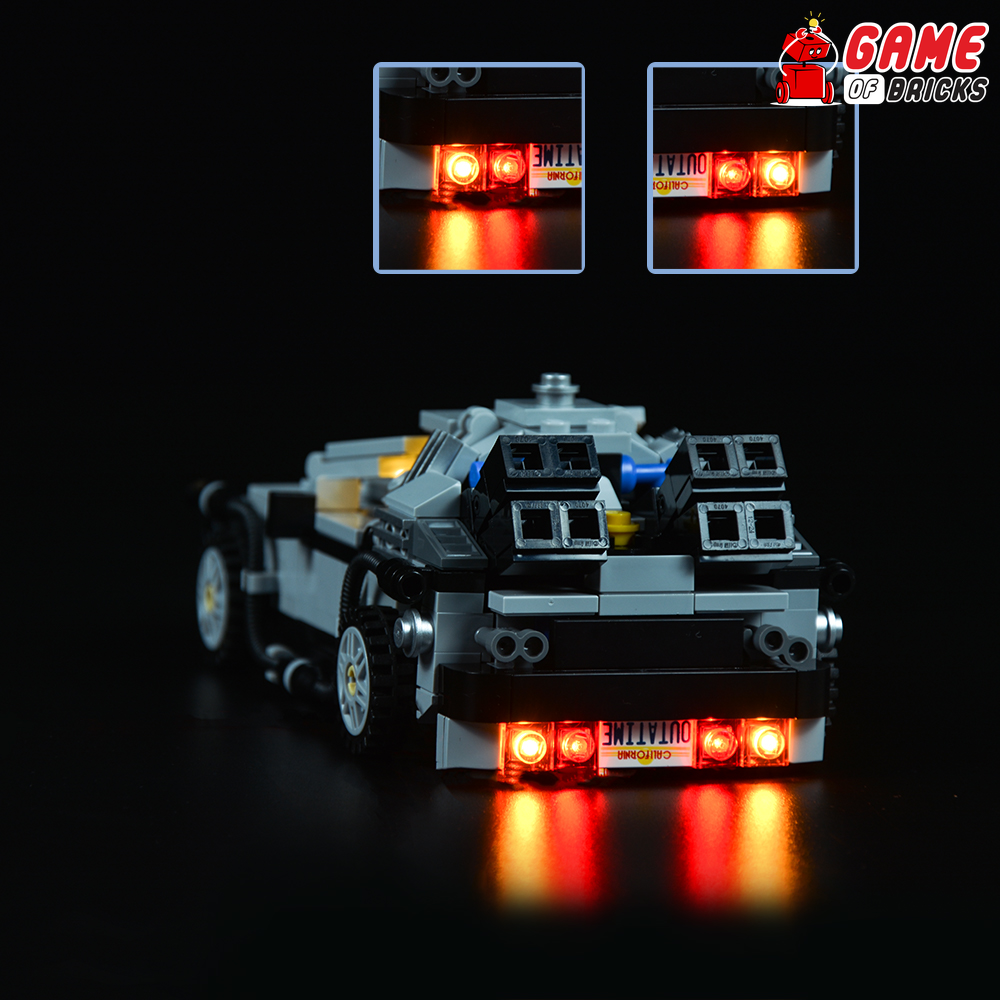 LEGO The DeLorean Time Machine 21103 Light Kit