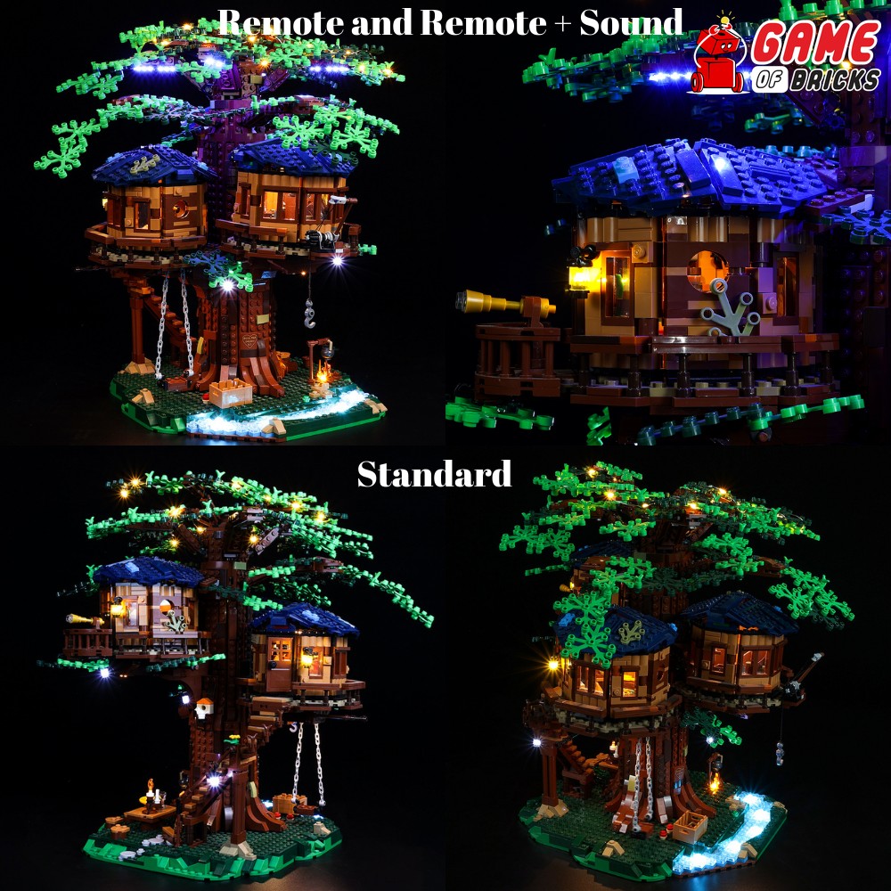 Light Kit for Tree House 21318 (Updated)