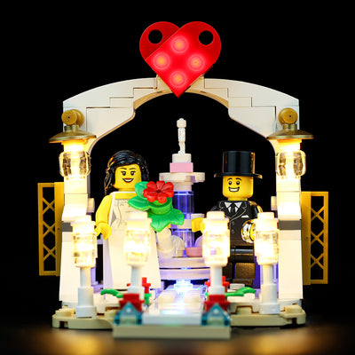 Light Kit for LEGO® Wedding Favor Set 2018 40197