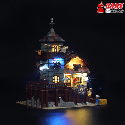 Light Kit for Old Fishing Store 21310